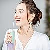 Scotte Cordless Water Flosser Intelligent Dental Oral Irrigator 3 Modes 4 Jet Tips IPX7 Waterproof Portable and Rechargeable Powerful Battery Water Teeth Cleaner with Denture Case for Home or Travel