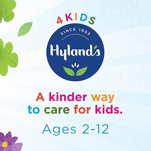Hyland's Kids Sore Throat Relief for Children Ages 2 Cold Medicine Natural Flavor, Grape, 4 Fl Oz