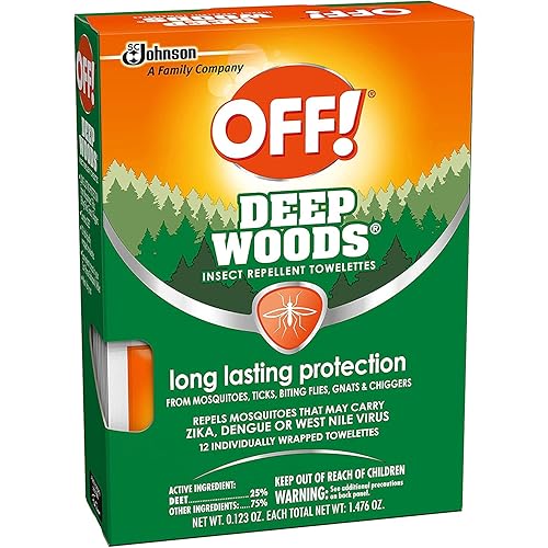 OFF! Deep Woods Insect Repellent Towelettes Pack - 2