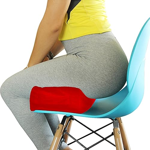The Original YESINDEED Brazilian Butt Lift Pillow – Dr. Approved for Post Surgery Recovery Seat – BBL Foam Pillow Cover Bag Firm Support Cushion Butt Support Technology - Red