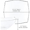 PLASTICPRO Disposable 128 ounce Square Serving Bowls, Party Snack or Salad Bowl, Extra Large Plastic Crystal Clear Pack of 4