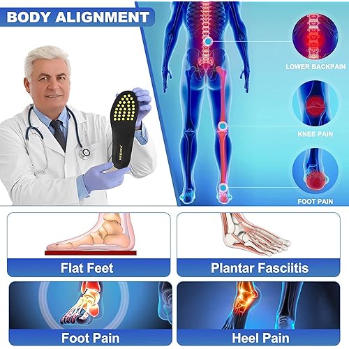 NEENCA Professional Shoe Insoles, Comfort Memory Foam Cushioned Shoe Inserts, Medical Grade Shock Absorption Boot Insoles, Soft Support for ArchFootHeel Pain Relief, Everyday Use