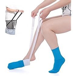 Sock Aid Tool and Pants Assist for Elderly, Disabled,Pregnant, Diabetics - Pulling Assist Device - Socks Helper