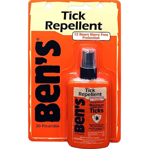 Ben's Tick Repellent, 3.4 Ounce Pump Spray - 12 Hour Tick Spray for Humans, 0006-7320