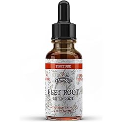Beet Root Tincture Organic Beet Root Extract Beta Vulgaris Dried Root, Organic Supplement, Non-GMO in Cold-Pressed Organic Vegetable Glycerin, 2 oz 60 ml