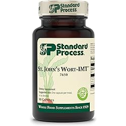 Standard Process St John's Wort-IMT - Whole Food Mental Health and Stress Relief with Organic Carrot, Alfalfa, Carrot Oil, Calcium Lactate, Inositol, Iodine, and Magnesium Citrate - 90 Capsules