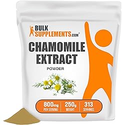 BulkSupplements.com Chamomile Extract - Apigenin Supplement - Chamomile Herb - Chamomile Powder - Chamomile Supplement - Chamomile Flowers Extract - Herbal Supplements 250 Grams - 8.8 oz