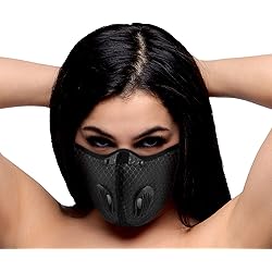 Master Series Black 5 Layer Mask with Remove Insert and Adjustble Straps
