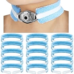 15 Pcs Tracheostomy Tube Holder Adjustable Tracheostomy Supplies Tube Holder Soft Reusable Tracheostomy Care Kits for Men and Women, One Size Fits Most People