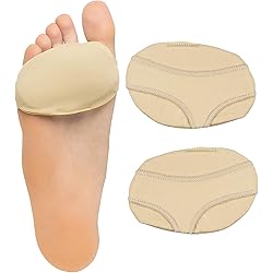 ZenToes Ball of Foot Pads Metatarsal Cushions for Metatarsalgia, Arthritis and Sesamoid Pain Relief 1 Pair Large, Women 8-10, Men 9-11