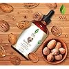 SVA Nutmeg Essential Oil 4 Oz Premium Therapeutic Grade 100% Pure Natural Undiluted Oil with Dropper for Skin, Aromatherapy & Hair Care