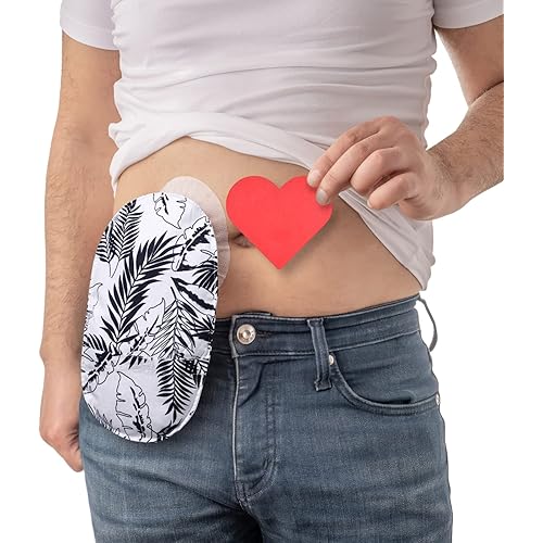 HEMOTON 2PCS Ostomy Bag Cover One Piece Colostomy Pouches Ileostomy Bags Protector Universal Wraps Cover Colostomy Bags Cover for Women