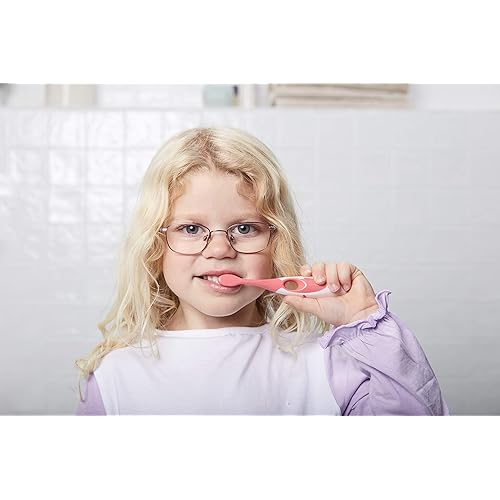 Jordan Step 3 Kids Toothbrush, 6-9 Years, Soft Bristles, BPA Free - 4 Pack - Blue & Pink