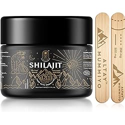 Shilajit Resin with Fulvic Acid & Trace Minerals, Original Siberian Pure Shilajit with 85 Humic Acid Supplement, Support Metabolism & Immune System - 100 Serving 50g