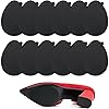 12PCS Non Slip Shoes Pads, Non Skid Self Adhesive Rubber Pads High HeelsShoe Sole Protectors,Used for Non-Slip Noise ReductionBlack