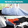 MILDPLUS Washable Bed Pads with 8 Sturdy Handles 34”×52” Extra Large Reusable Underpads 4-Layers Leakproof Chucks Pads Washable for Incontinence 2 Pack
