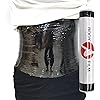 ZGDFSM 60 Meters Premium Black Osmotic Plastic Body Wrap Sauna Thermal Sweat Stomach Wrap Slimming Film for Weight FBA
