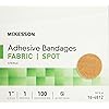 MCKESSON Adhesive Spot Bandage Medi-Pak Performance Fabric 1" Diameter Round Tan #16-4812, Sold Per Box