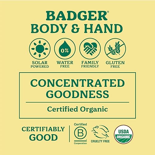 Badger - Hardworking Hands Healing Balm, Aloe Vera & Wintergreen, Working Hand Balm, Balm, for Dry Hands, Hand Moisturizer Balm, Certified Organic Hand Balm, Hand Repair Balm, 2 oz