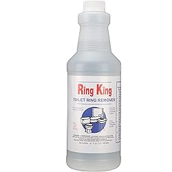 Ring King Toilet Ring Remover, NatureTek Toilet Bowl Cleaner, Multi-Surface Calcium, Water Scale, Rust, Red clay, and Lime stain remover, Fast Acting No Scrubbing