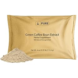 Pure Original Ingredients Green Coffee Bean Extract 4oz Unroasted Coffee Extract, Gluten-Free