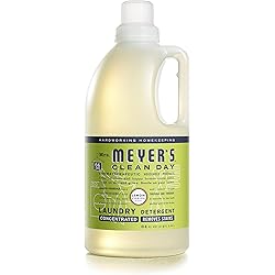 Mrs. Meyer's Clean Day Laundry Detergent Bottle, Lemon Verbena, 64 Fl oz Pack of 1