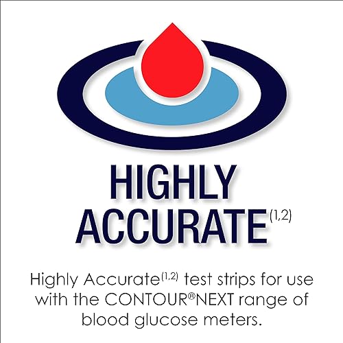 CONTOUR NEXT Blood Glucose Test Strips, 50 Count