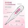 Digital Basal Thermometer, Accurate Baby Thermometer for Fever, 1100th Degree High-Precision Oral Thermometer for Pregnancy & Natural Family Plan