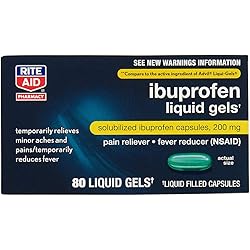 Rite Aid Ibuprofen Liquid Gels, 200mg - 80 ct