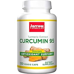 Jarrow Formulas Curcumin 95 500 mg - 120 Veggie Caps - Turmeric Extract to Provide Antioxidant Support - Up to 120 Servings