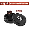 ONGROK Storage Puck, Black, Perfect Size Case to Stash in Your Pocket, Airtight, Preserves Moisture Profile, Smell and Aroma