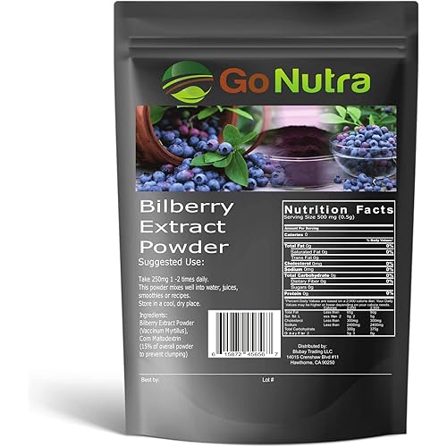 Bilberry Extract Powder European Bilberry 10:1 Strength Extract