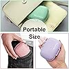 MEACOLIA 3 Pack 8 Compartments Travel Pill Organizer Moisture Proof Small Pill Box for Pocket Purse Daily Pill Case Portable Medicine Vitamin Holder Container Purple, Green, Pink