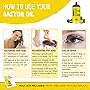 Pure Cold Pressed Castor Oil - Big 32 fl oz Bottle - Unrefined & Hexane Free - 100% Pure Castor Oil for Hair Growth, Thicker Eyelashes & Eyebrows, Dry Skin, Healing, Hair Care, Joint and Muscle Pain