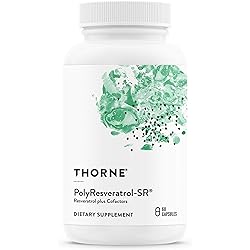 Thorne PolyResveratrol-SR - Trans-Resveratrol Supplement for Healthy Aging - 60 Capsules