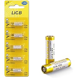 LiCB 27A 12V Alkaline Battery 5-Pack