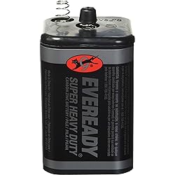 Eveready 6V Battery, Super Heavy Duty 6 Volt Battery, 1 Count