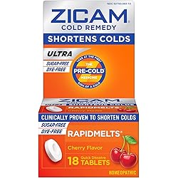 ZICAM Cold Remedy Ultra RAPIDMELTS - Cherry 18CT