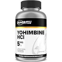 XPI Yohimbine HCL 5mg 500 Capsules - Non-GMO and Gluten Free