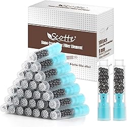 Scotte Pipe Filters Nanocrystalline 9mm Pipe Filter Newest 100 pcs Professional Filter Element for Smoking Pipe