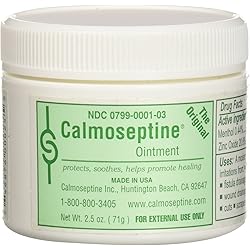 Calmoseptine Diaper Rash Ointment Jar, 6 Count