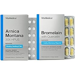 VitaMedica Arnica Bromelain Blister Pack Bundle, Convenient 5-Day Supply