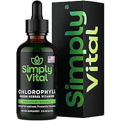 Chlorophyll Liquid Drops - Energy Boost, Clear Skin & Internal Deodorant - Natural Superfood Drops for Immune & Digestion Support - Made in USA - All-Natural Concentrate with High Absorption - 2 FL OZ