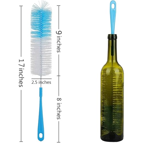 ALINK 17 in Extra Long Bottle Brush 6 Good Grips Straw Brush
