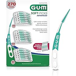 GUM-6505A Soft-Picks Advanced Dental Picks Pack of 270