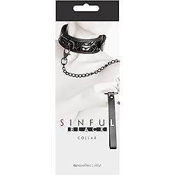 NS Novelties Sinful Collar, Black