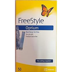 Abbott] Freestyle Optiums Test Strips 50