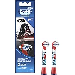 Oral-B Kids Extra Soft Replacement Brush Heads featuring STAR WARS, 2 count