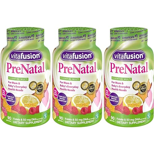 Vitafusion Prenatal, Gummy Vitamins, 90 Count 3Pack 90 Count