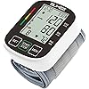 Wrist Blood Pressure Monitor,Accurate Automatic Digital BP Machine,with Irregular Heartbeat Detector, 198 Readings Memory Function and Large LCD Display,Include Carrying Case and 2AAA Batteries-Black